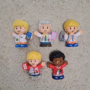 Fisher Price Little People Action Figure Boy Set - Eddie, Nathan, Chris